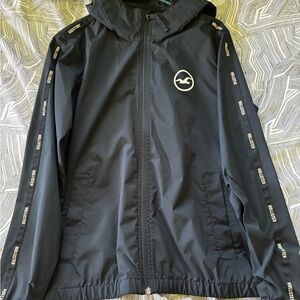 Hollister Black Mesh-Lined Jacket